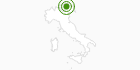 Cross-Country Skiing Area Val di Fassa in the Val di Fassa: Position on map