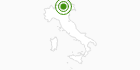 Cross-Country Skiing Area Andalo - Paganella in Trento, Bondone, Valle dei Laghi, Rotaliana: Position on map