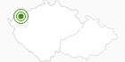 Cross-Country Skiing Area Bozi Dar Krusne Hory: Position on map