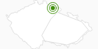 Cross-Country Skiing Area Janske Lazne Czech Krkonose Mountains: Position on map