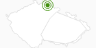 Cross-Country Skiing Area Harrachov Czech Krkonose Mountains: Position on map