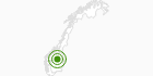 Cross-Country Skiing Area Kvitfjell in Oppland: Position on map