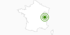 Cross-Country Skiing Area Les Rousses in Jura: Position on map