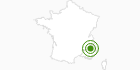 Cross-Country Skiing Area Reallon in Hautes-Alpes: Position on map