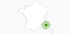 Cross-Country Skiing Area Valberg in Alpes-Maritimes: Position on map