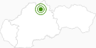 Cross-Country Skiing Area SKI PARK Kubinska hola in the Western Tatra: Position on map