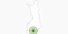 Cross-Country Skiing Area Lahti in Päijät-Häme: Position on map