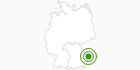 Langlaufgebiet Loipenparadies Haidmühle-Bischofsreut-Frauenberg Bayerischer Wald: Position auf der Karte