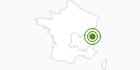 Cross-Country Skiing Area Morzine High Savoy: Position on map