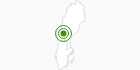 Cross-Country Skiing Area Östersund in Jämtland: Position on map