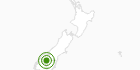 Cross-Country Skiing Area Snow Farm New Zealand in Central Otago: Position on map