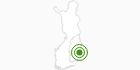 Cross-Country Skiing Area Kontiolahti in North Karelia: Position on map