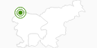Cross-Country Skiing Area Planica Nordic Center in the Gorenjska region: Position on map