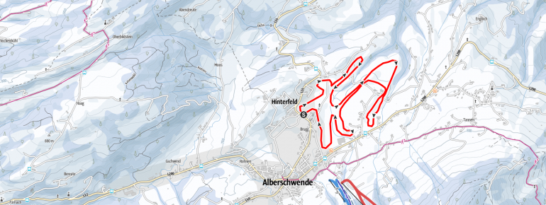 Loipenplan Alberschwende