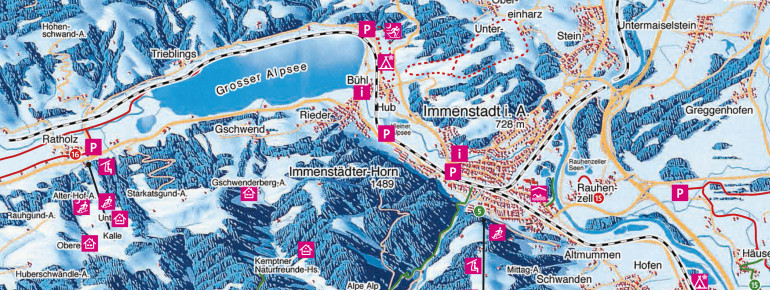 Loipenplan Immenstadt