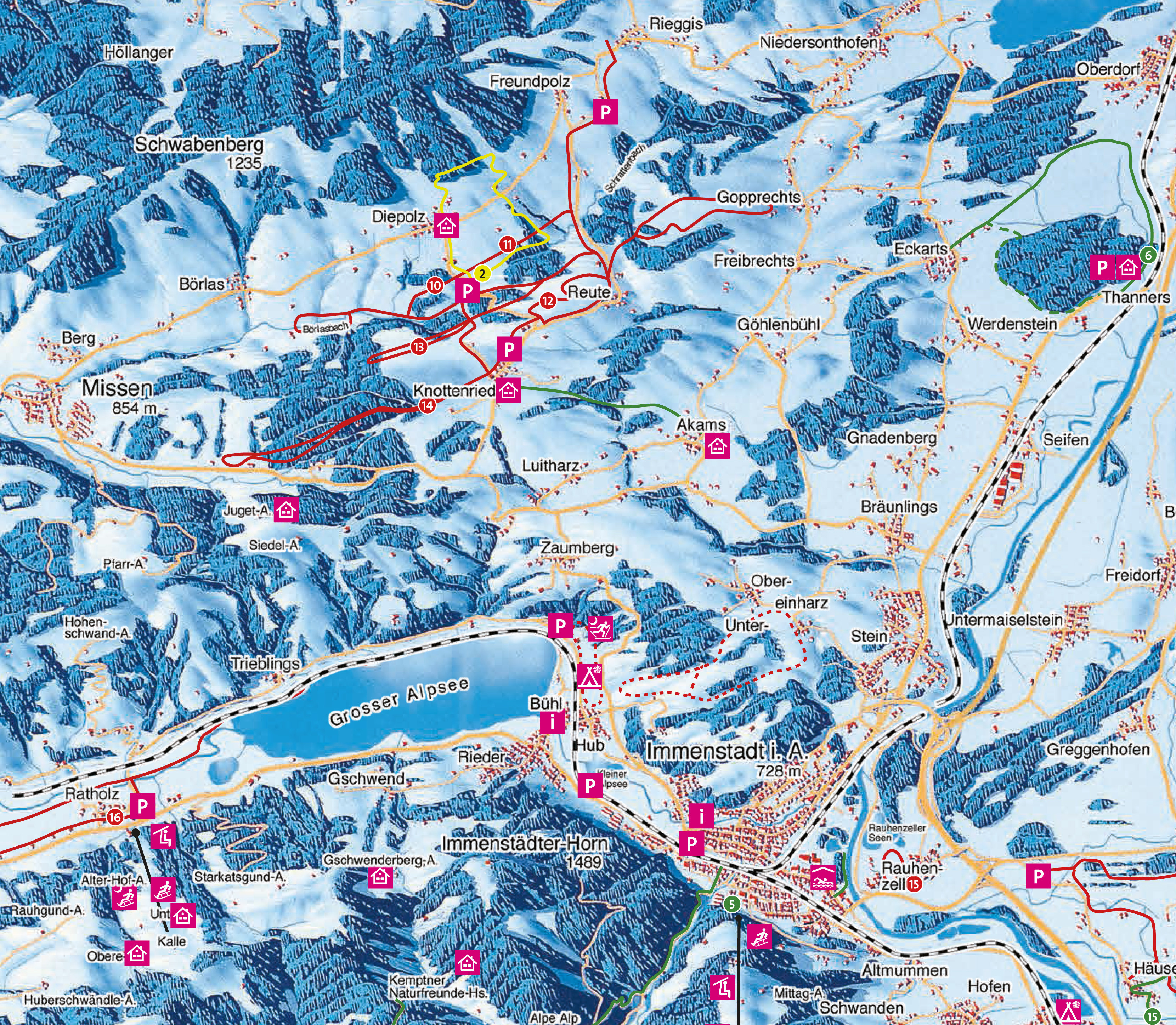 Loipenplan Immenstadt