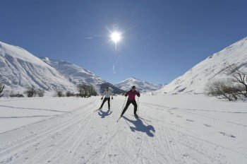 Durch das Urserntal führen 28 Loipenkilometer.