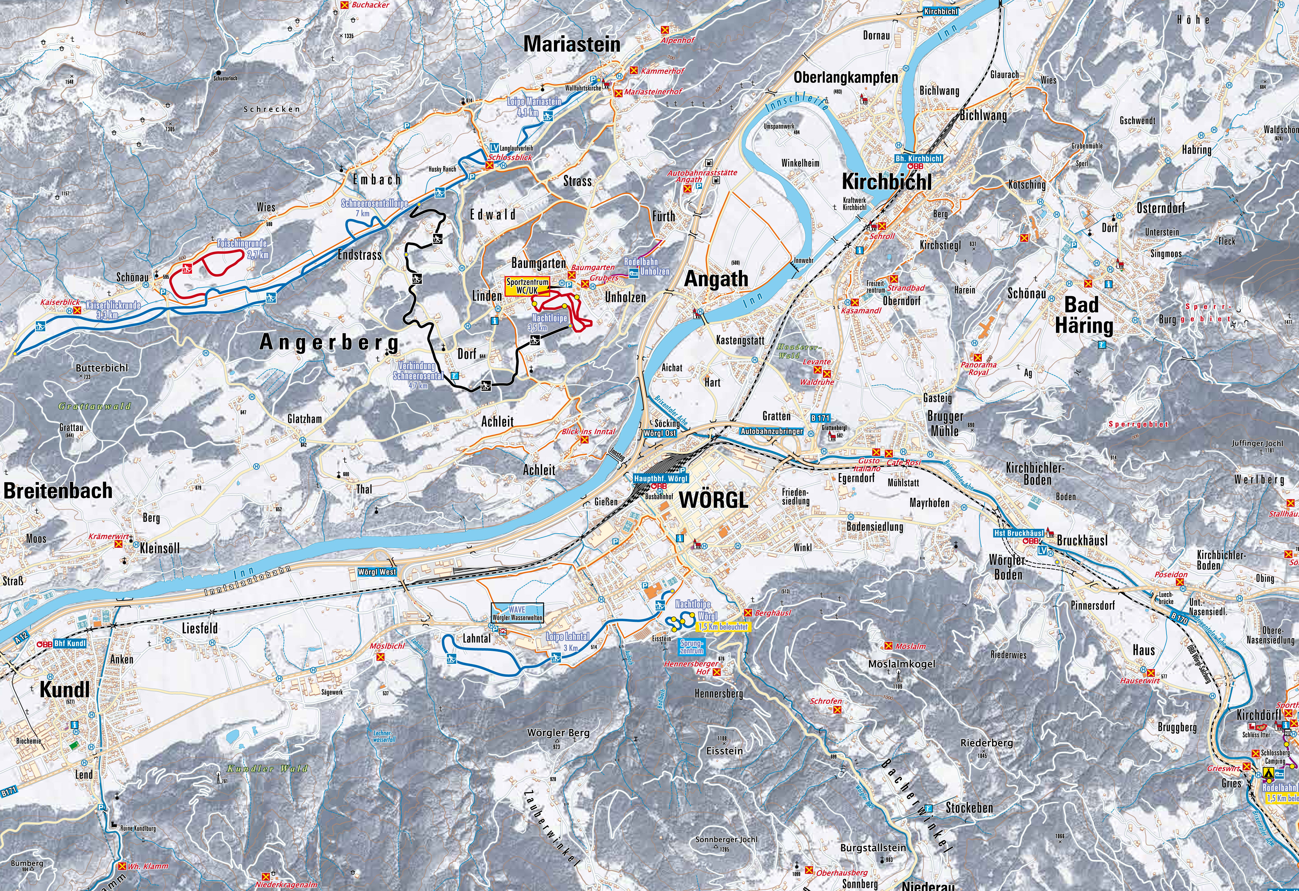 Loipenplan Angerberg