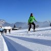 Langlaufen im Trainingszentrum am Angerberg.