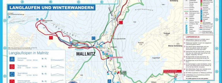 Loipenplan Mallnitz