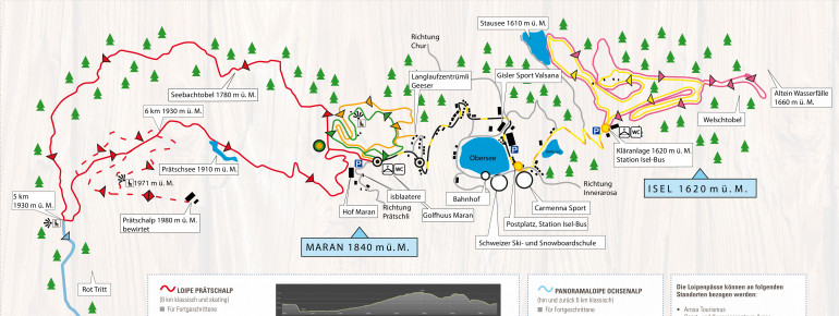 Loipenplan Arosa