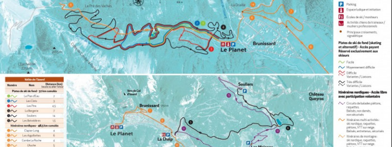 Trail Map Arvieux - Vallée de l&#39;Izoard