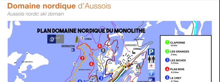 Loipenplan Aussois