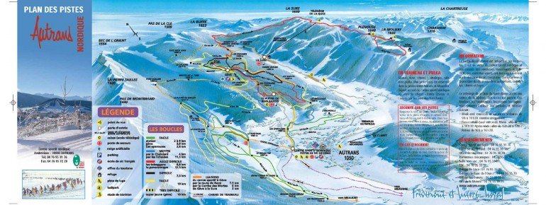 Loipenplan Autrans