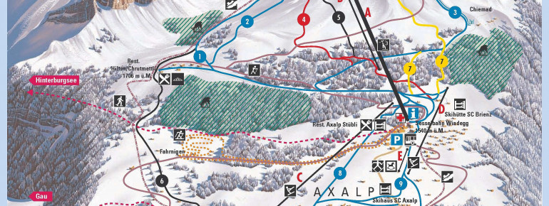 Loipenplan Axalp Brienz