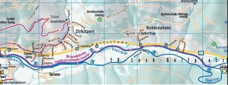 Loipenplan Bad Kleinkirchheim