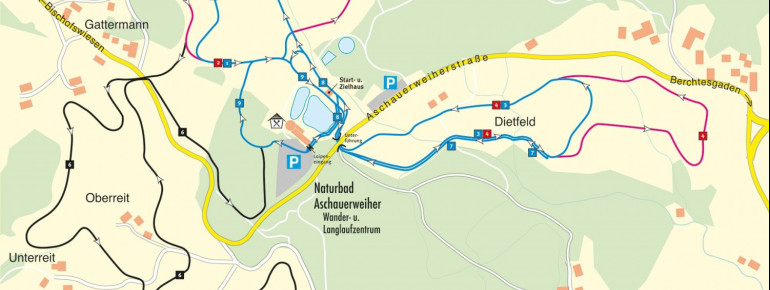 Loipenplan Berchtesgaden