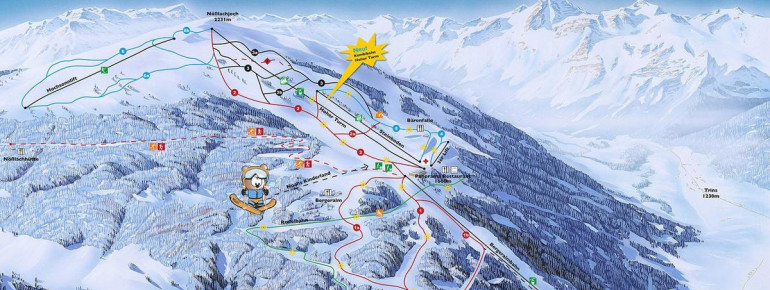 Loipenplan Bergeralm