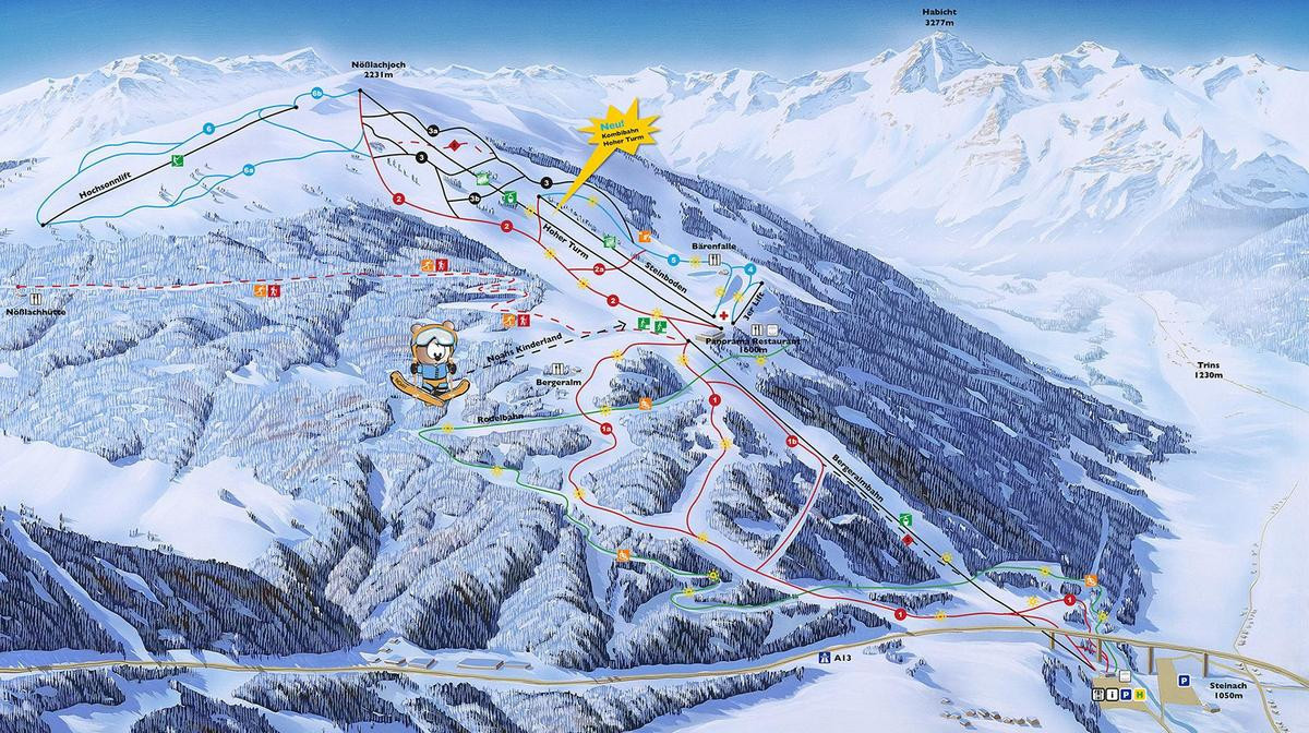 Loipenplan Bergeralm