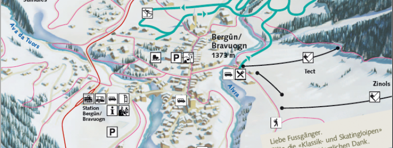 Loipenplan Bergün Filisur