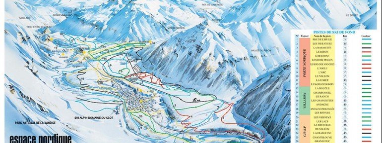 Loipenplan Bessans