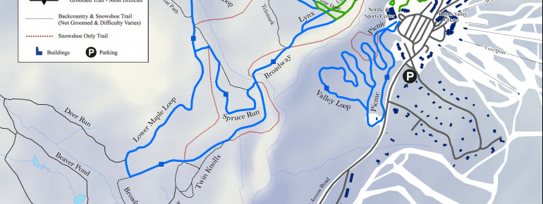 Loipenplan Bolton Valley Resort