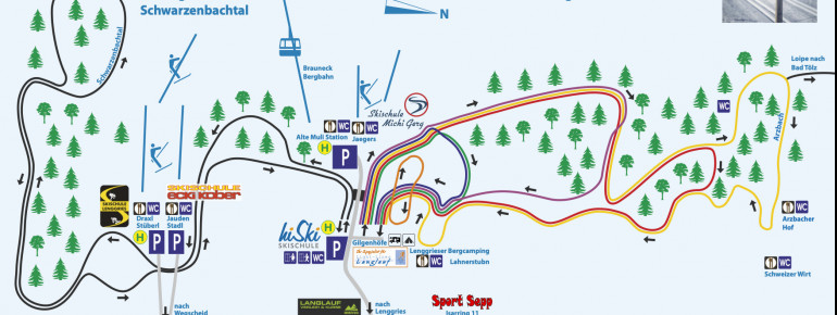 Loipenplan Lenggries