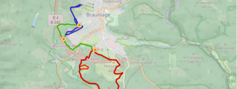Loipenplan Braunlage