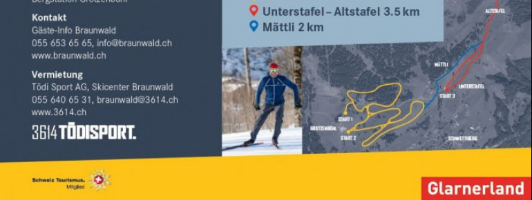 Loipenplan Ferienregion Braunwald