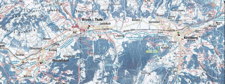 Loipenplan Brixental