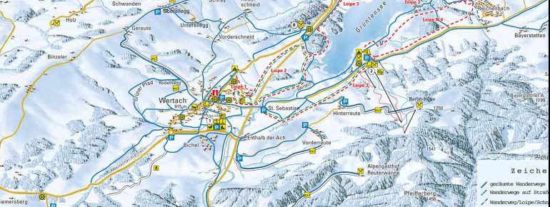 Loipenplan Wertach
