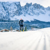 Langlaufen direkt unterm Rosengarten in Carezza