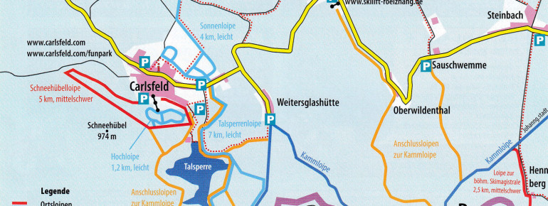 Loipenplan Carlsfeld