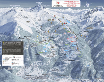 Loipenplan Valmorel