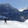Die 5 Kilometer lange Rundloipe "Grand Paradis" eignet sich zum Skating und klassischen Langlauf.