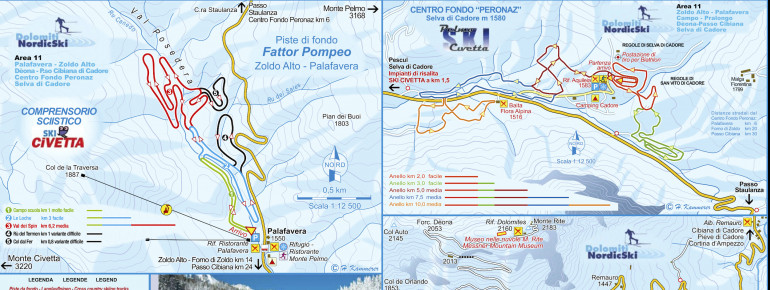 Loipenplan Civetta