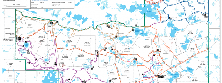 Trail Map Cooking Lake - Blackfoot Provincial Recreation Area