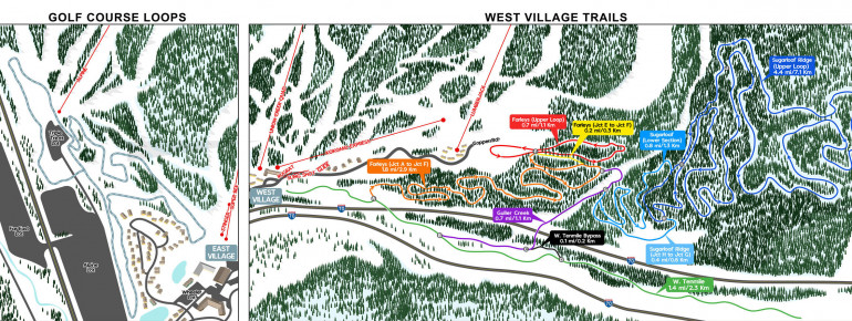 Loipenplan Copper Mountain