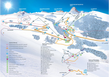 Loipen und Winterwanderwege in Damüls Faschina