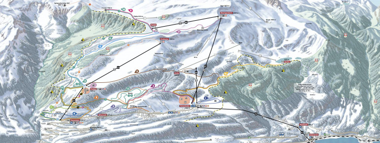 Loipenplan Flumserberg